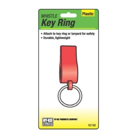 Hy-Ko Prod Plas Whistle Key Ring KC160